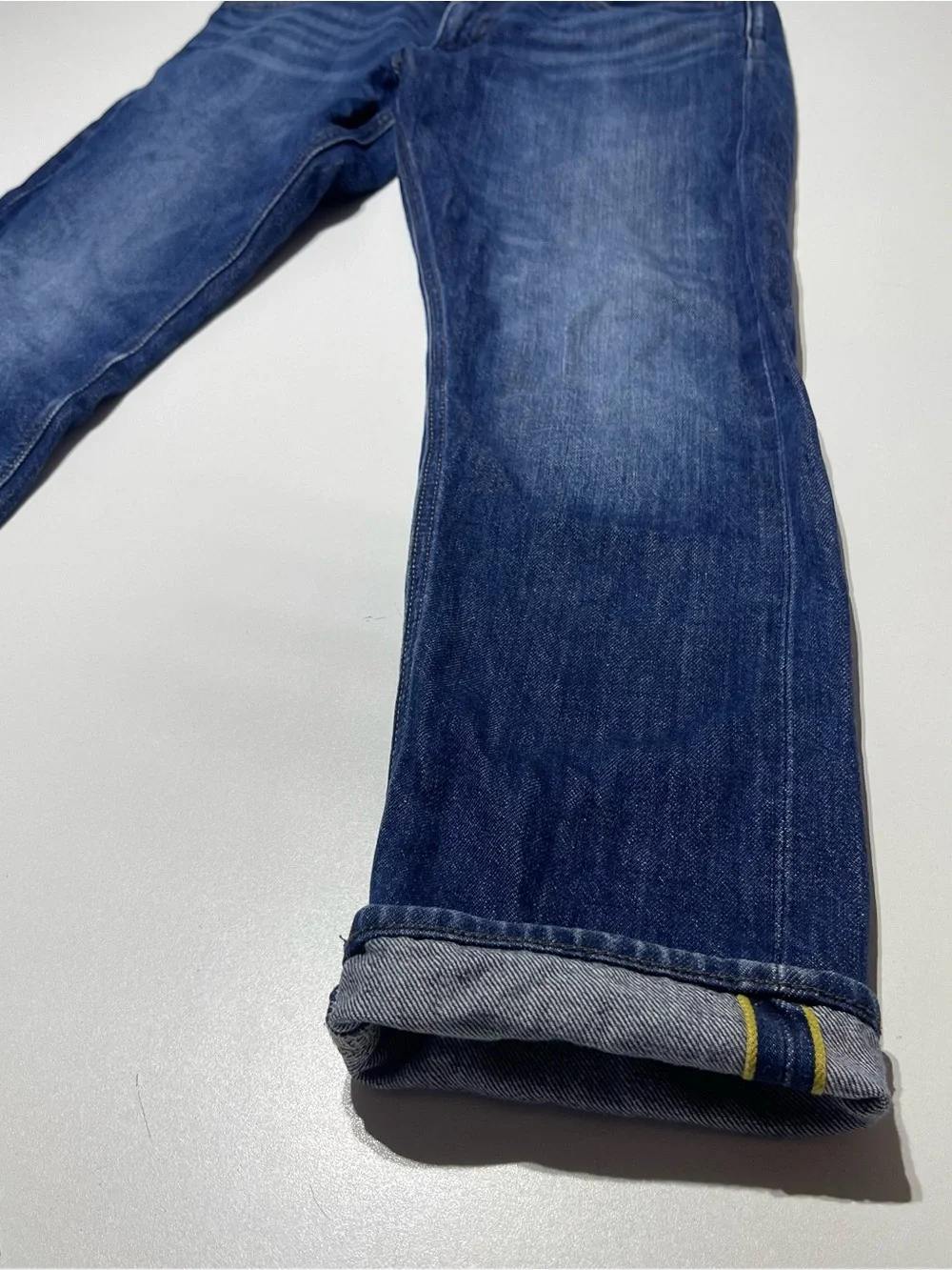 Banana Republic Selvedge Jeans Mens 31x32 Organic Cotton Blue Slim Denim Pants - Picture 5 of 11